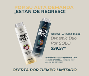 Dynamic Duo (1 GlutaMyst & 1 XanthoMyst Plus) - SAVE $96.97!